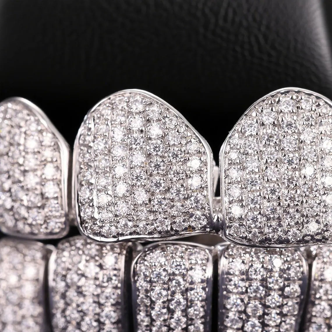 VVS Iced Out Moissanite 925 Sterling Silver HipHop Grillz