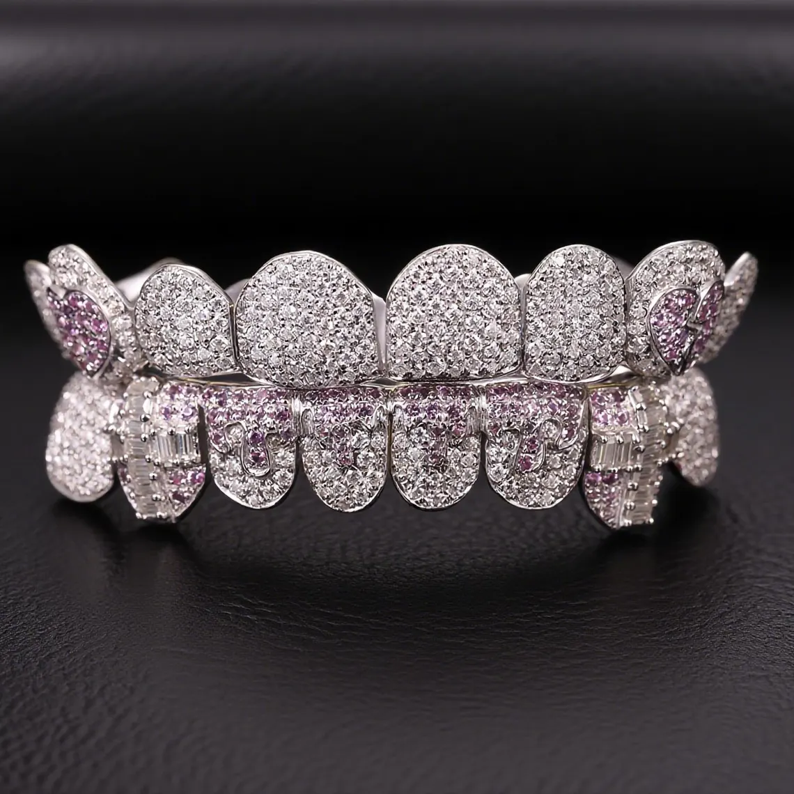 VVS Iced Out Moissanite 925 Sterling Silver HipHop Grillz