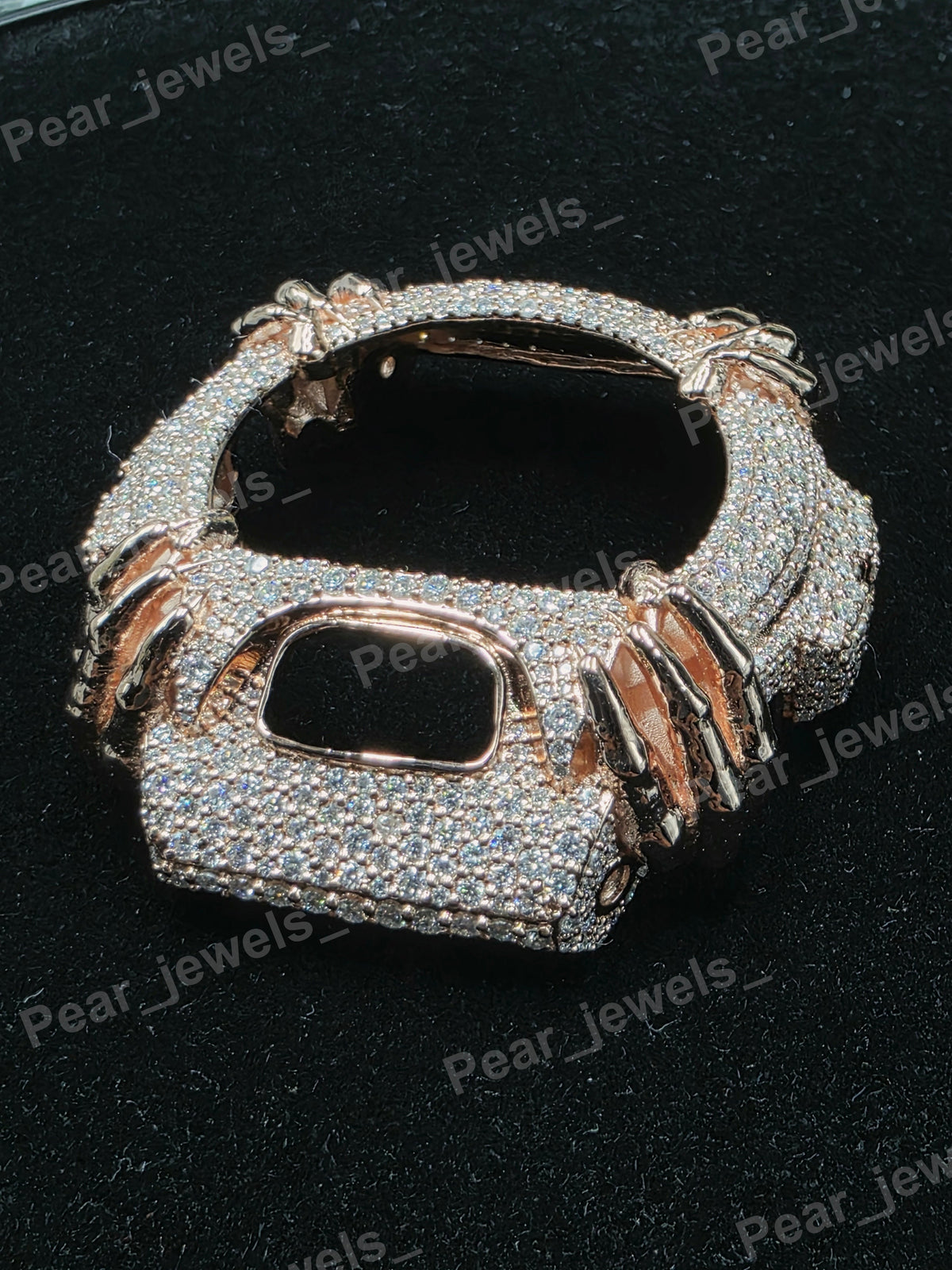 Iced Out VVS Moissanite Diamond 6900 Series Dial Case Combo Watch Faces
