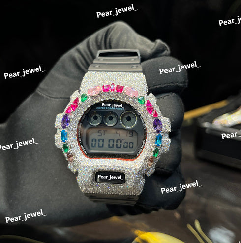 Iced Out VVS Moissanite Diamond Look Luxury Hip Hop Wrist Watch