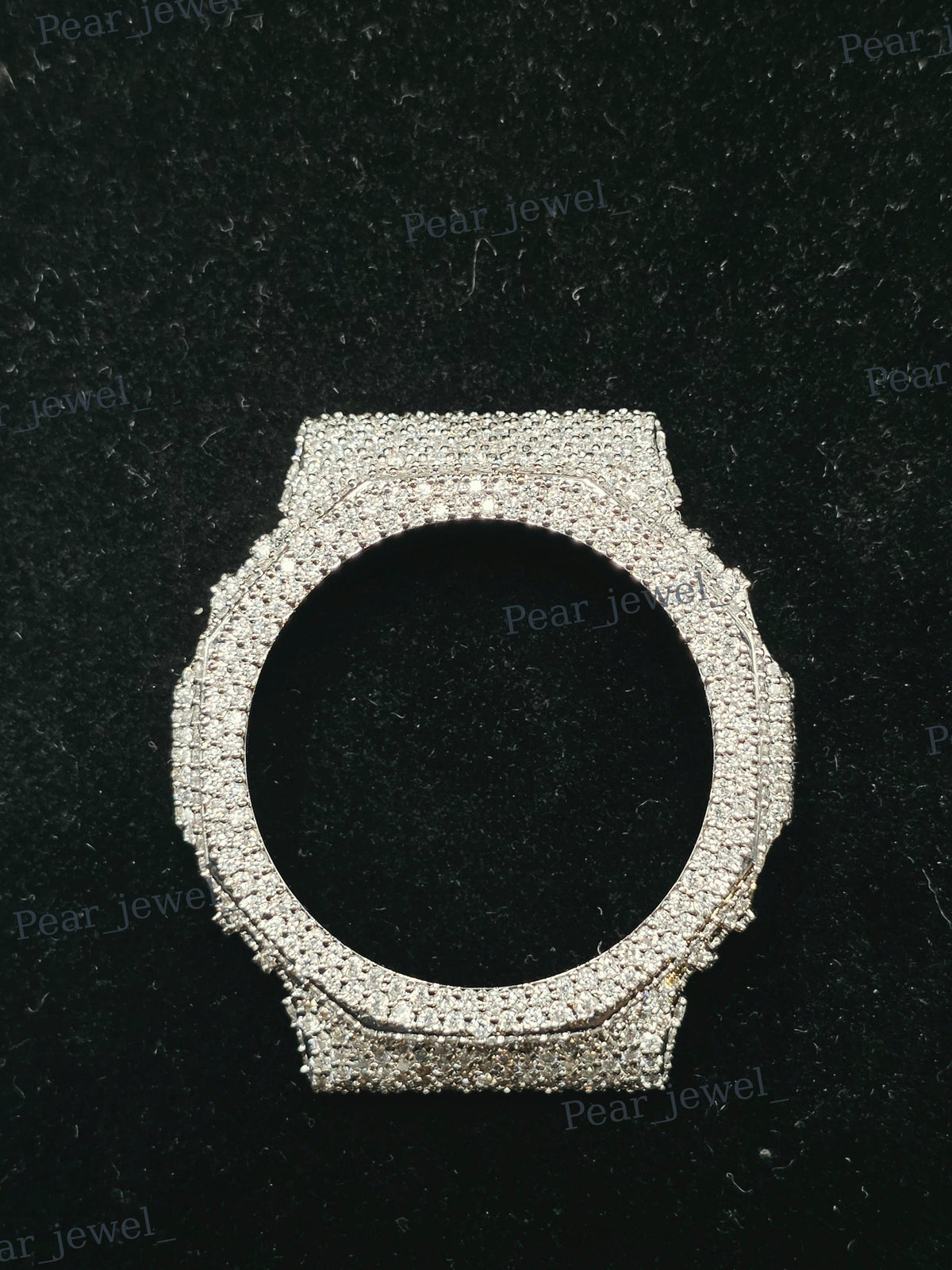 VVS Moissanite Iced Hip Hop Statement Wrist Watch Bezel For 2100 Series