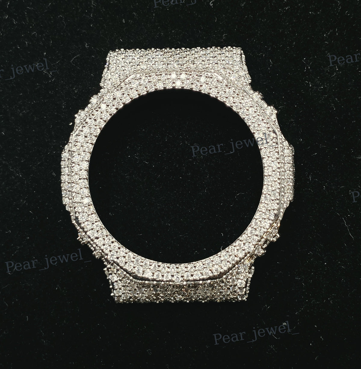 VVS Moissanite Iced Hip Hop Statement Wrist Watch Bezel For 2100 Series