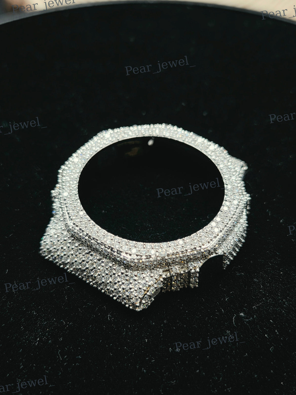 VVS Moissanite Iced Hip Hop Statement Wrist Watch Bezel For 2100 Series