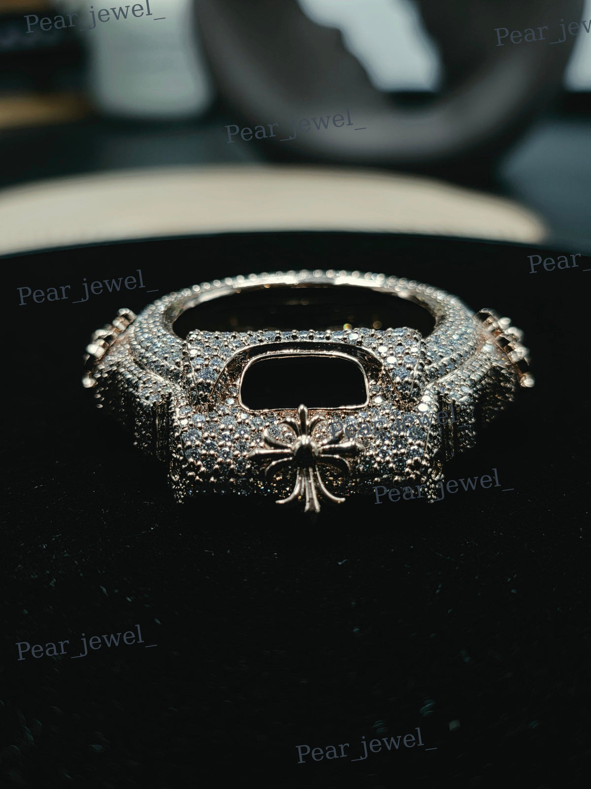 Hip Hop Statement VVS Moissanite Diamond Watch Dial Bezel For 6900 Series