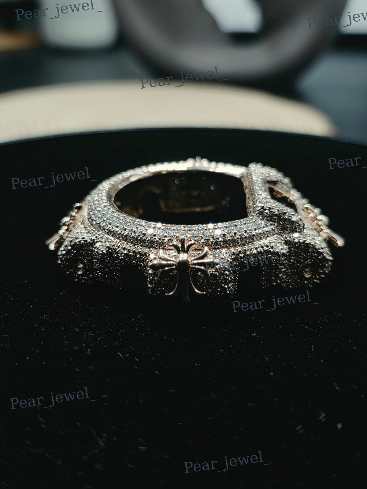 Hip Hop Statement VVS Moissanite Diamond Watch Dial Bezel For 6900 Series