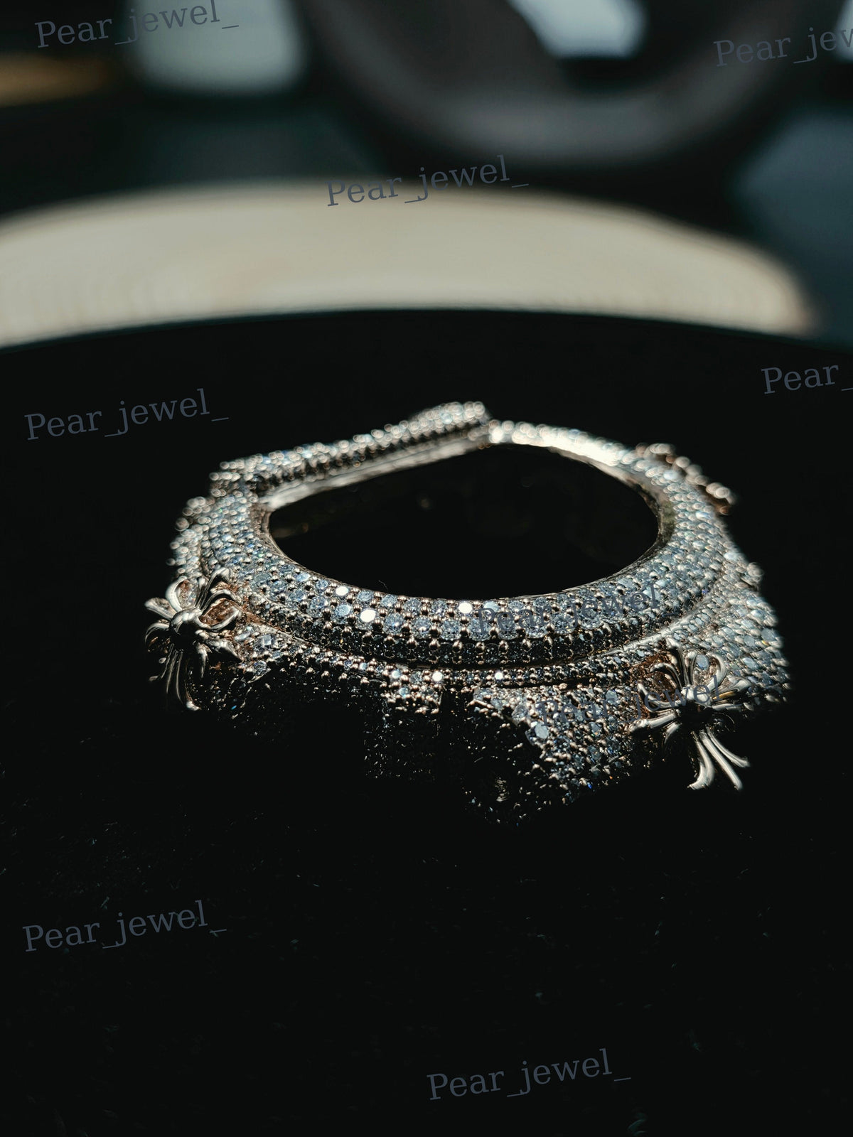 Hip Hop Statement VVS Moissanite Diamond Watch Dial Bezel For 6900 Series