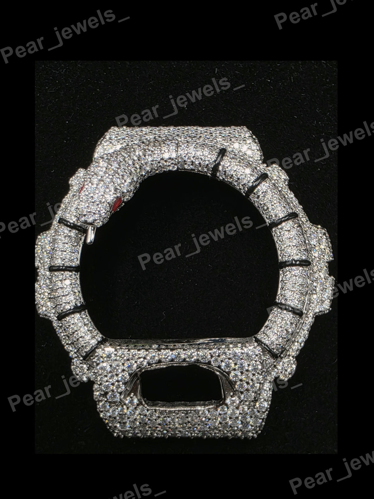 Luxury Snake Design Iced Out Hip Hop VVS Moissanite Dial 6900 Series Bezel