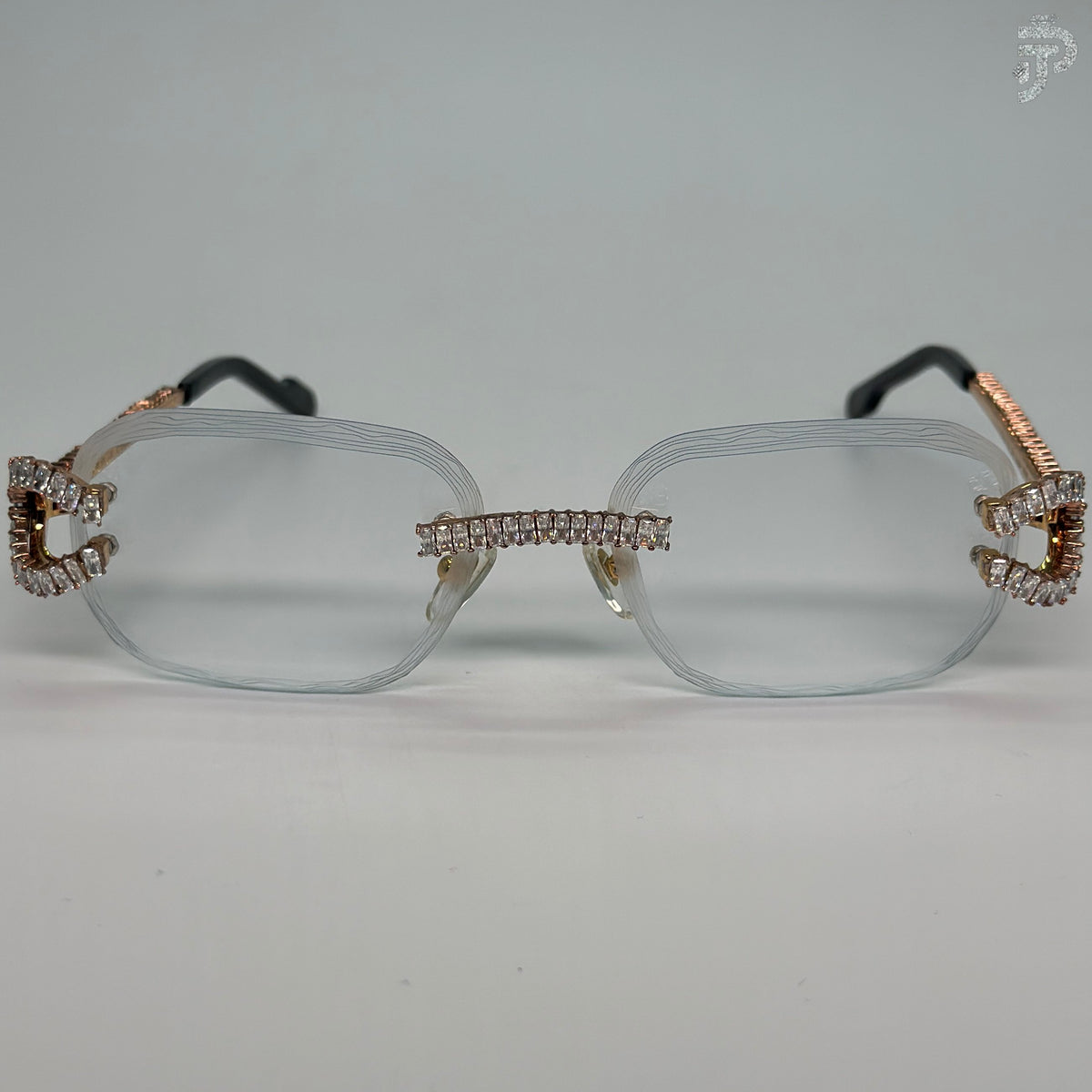Radiant Cut VVS Clarity Moissanite Stone Glasses For Unisex Daily Wear Sunglasses