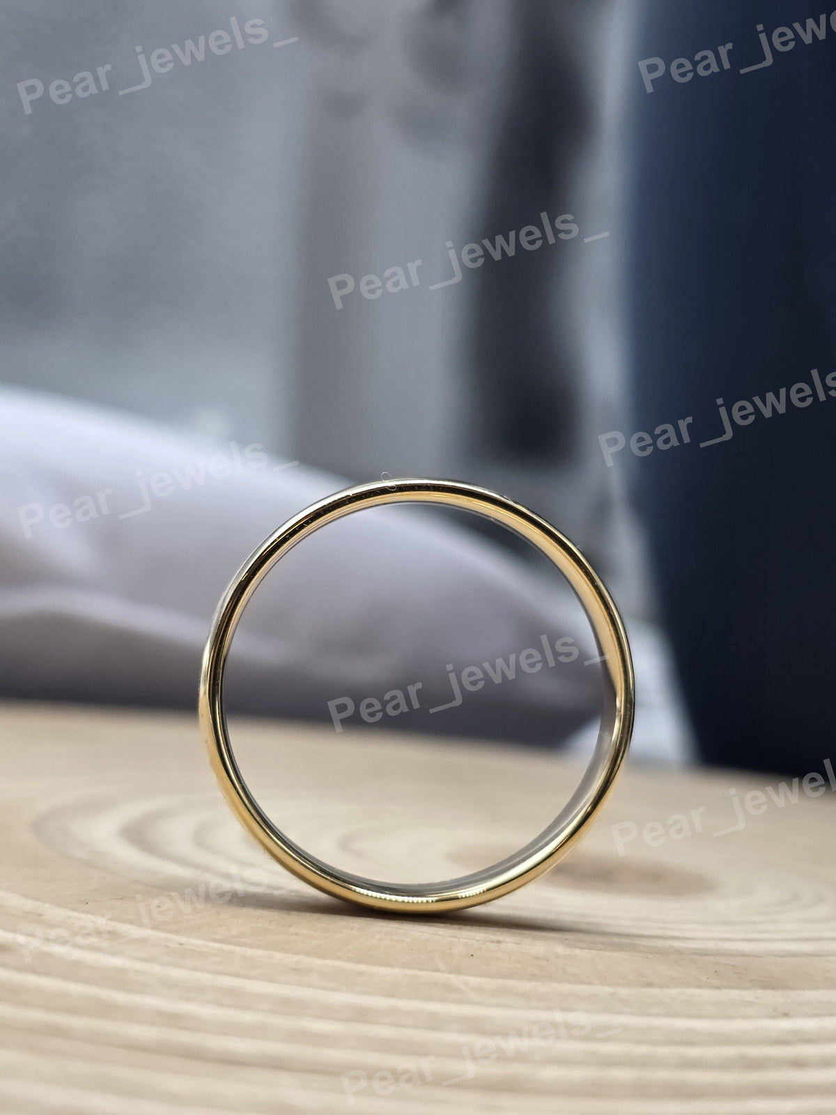 925 Silver Rhodium Plated Wedding Band For Unisex Wear