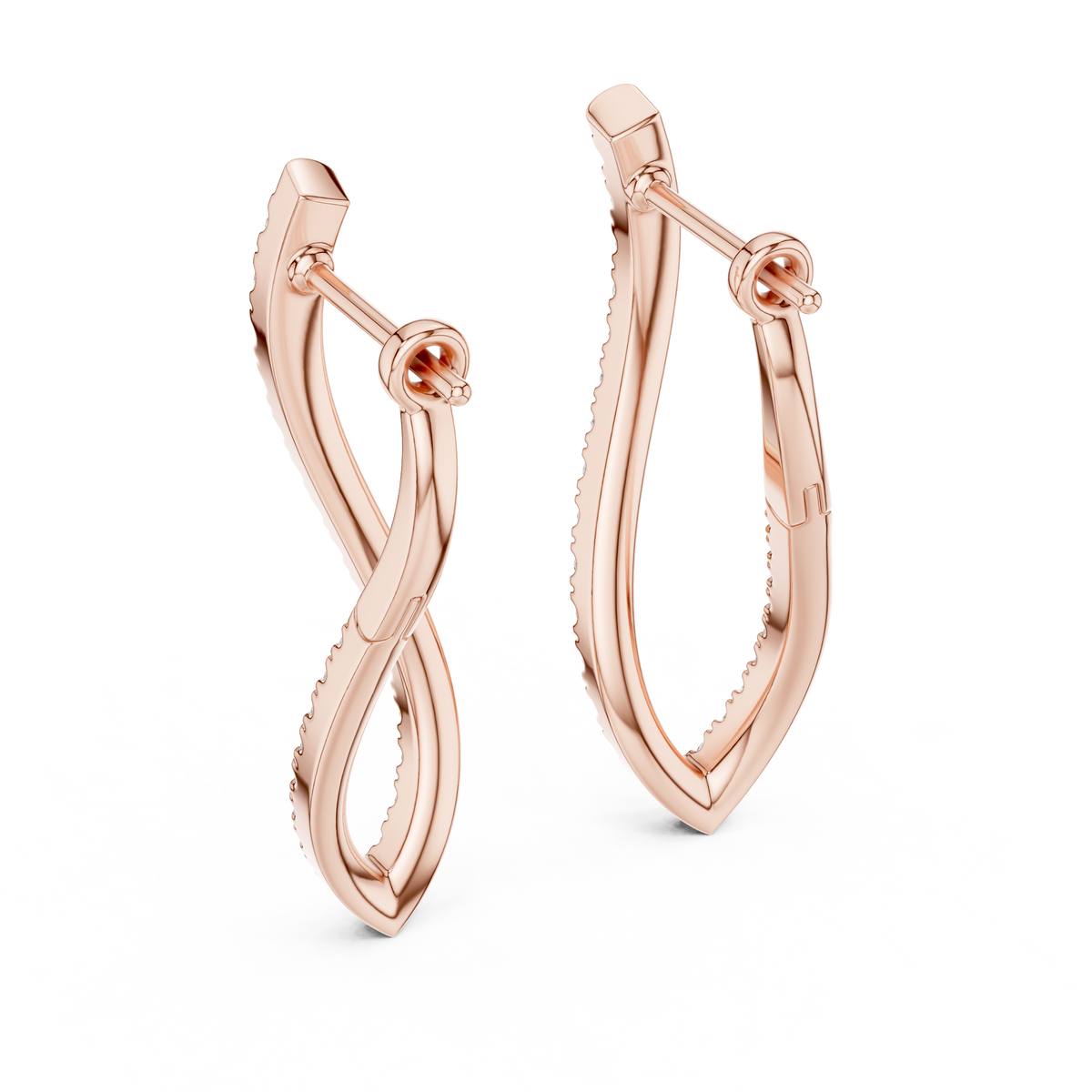 925 Sterling Silver Drop Earring With Moissanite Diamond Earring Daily Wear