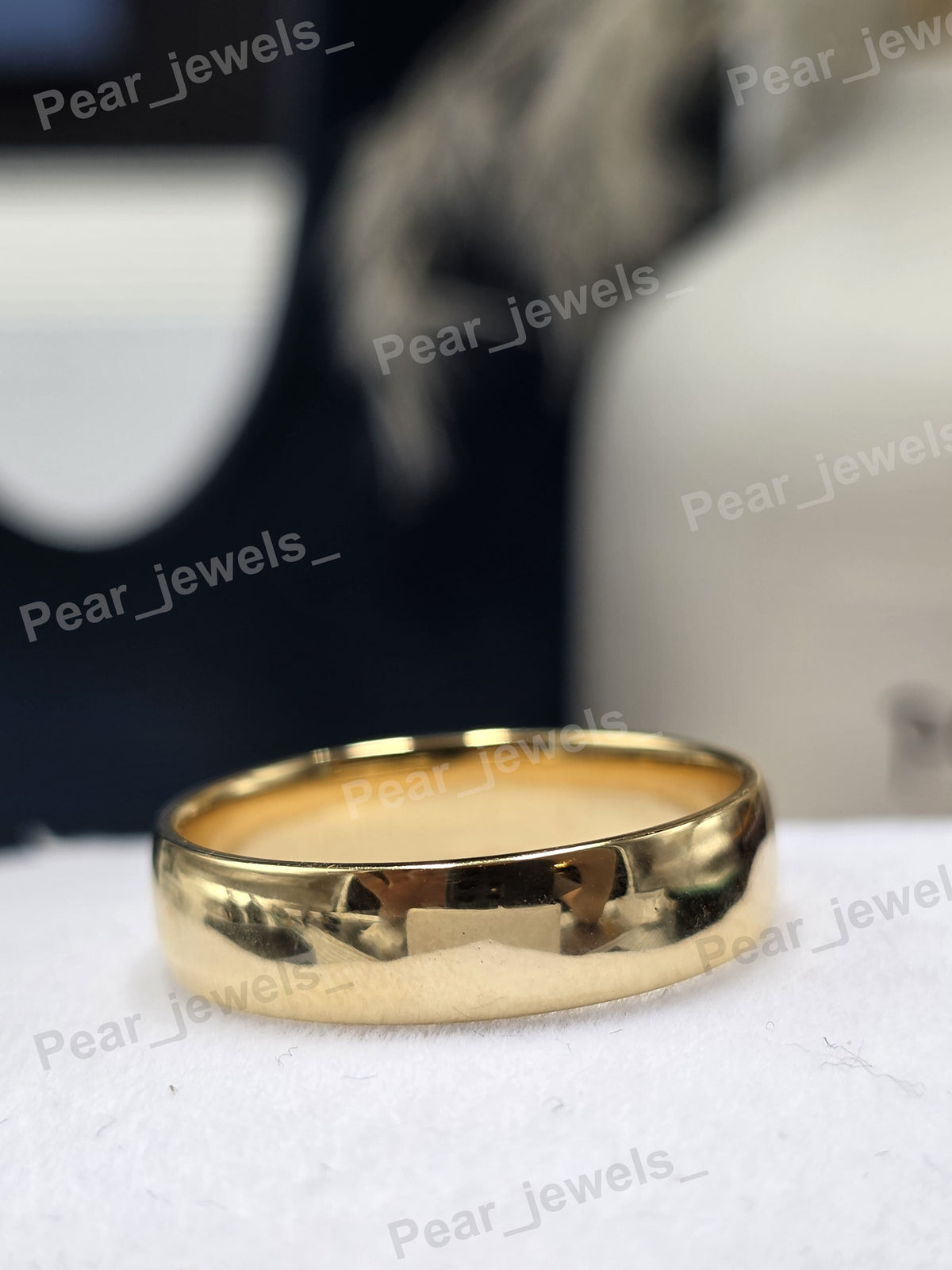 925 Silver Rhodium Plated Wedding Band For Unisex Wear