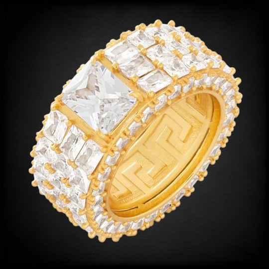 Iced Out 925 Silver With VVS Moissanite Daimond