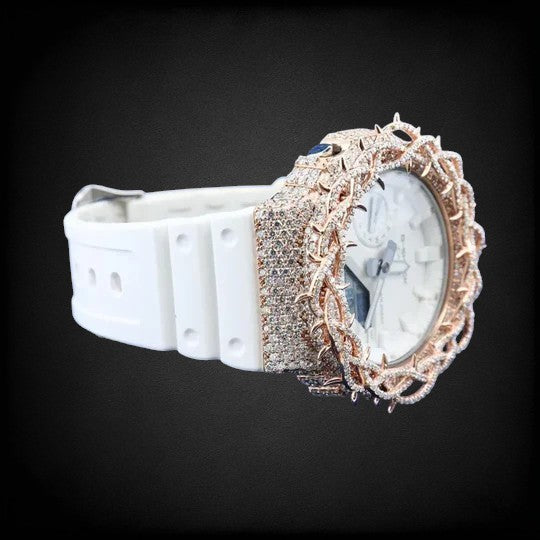 Hip Hop VVS Moissanite Diamond Iced Out G-Shock Watch
