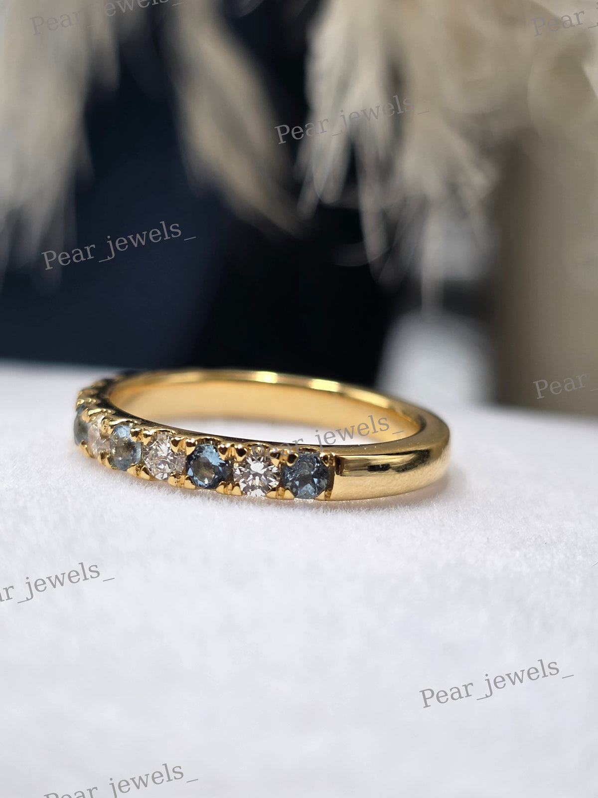 925 Sterling Silver Moissanite diamond Iced Out women Engagement wear Band
