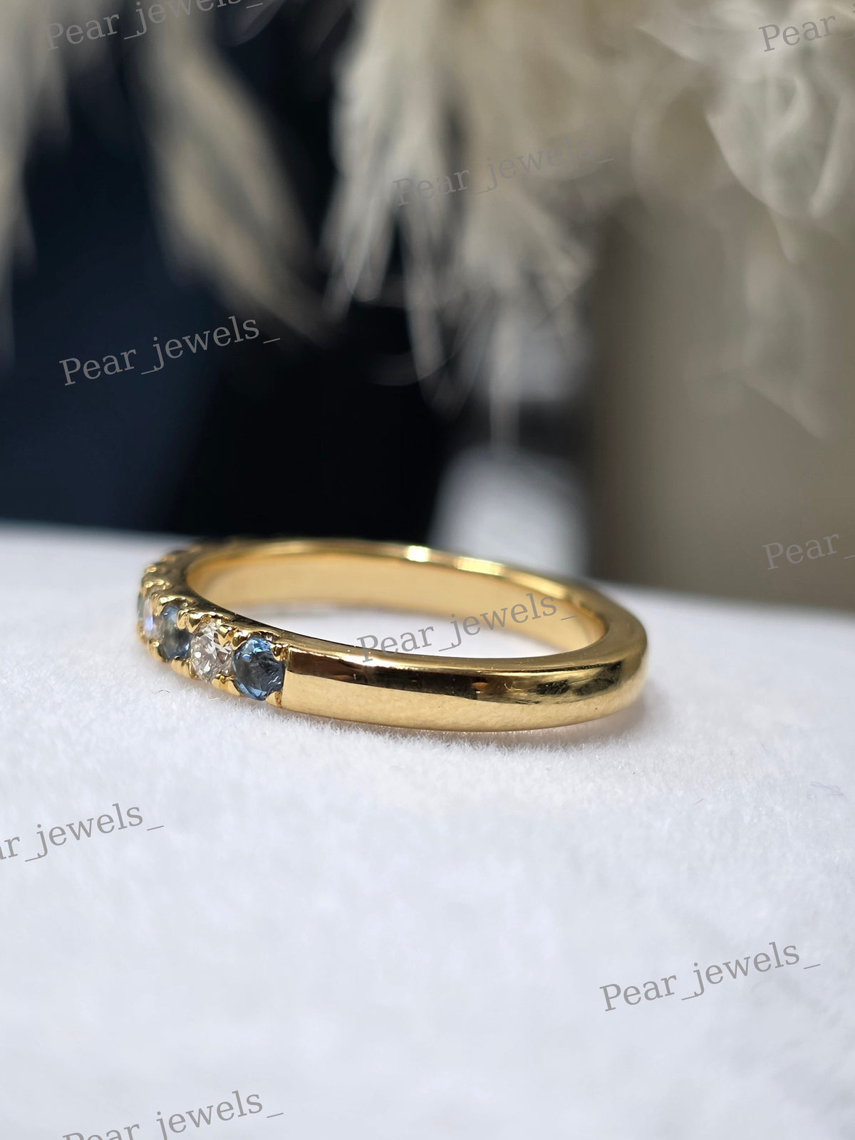 925 Sterling Silver Moissanite diamond Iced Out women Engagement wear Band