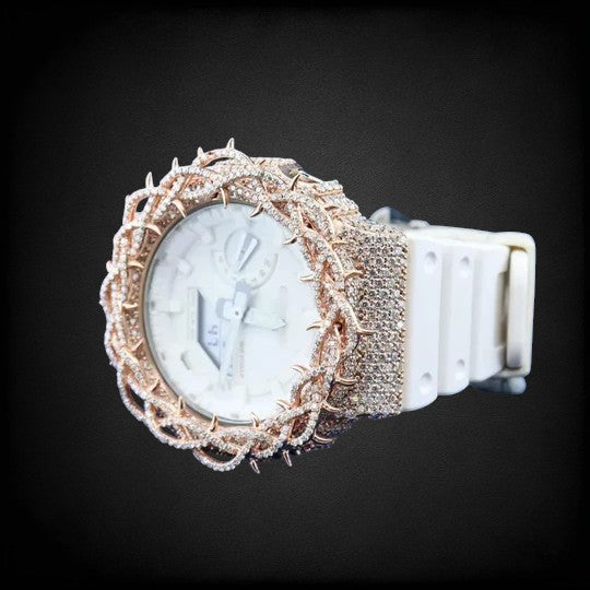 Hip Hop VVS Moissanite Diamond Iced Out G-Shock Watch
