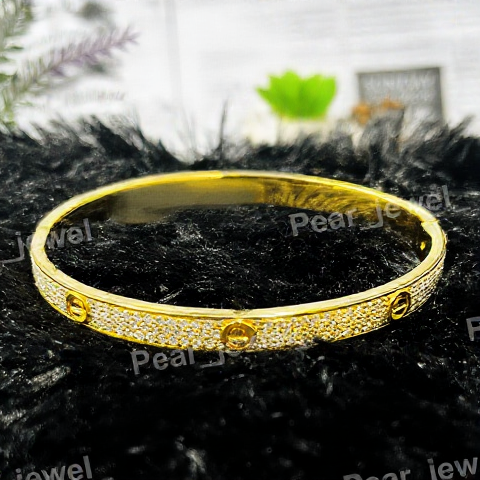 Iced Out 925 Silver Bracelet Sparkling VVS Moissanite Diamond Bracelet