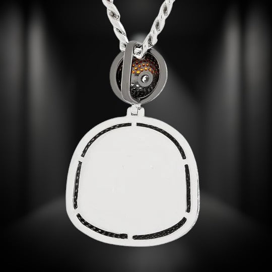925 Silver Moissanite Pokemon Squirtle Pendant For Unisex