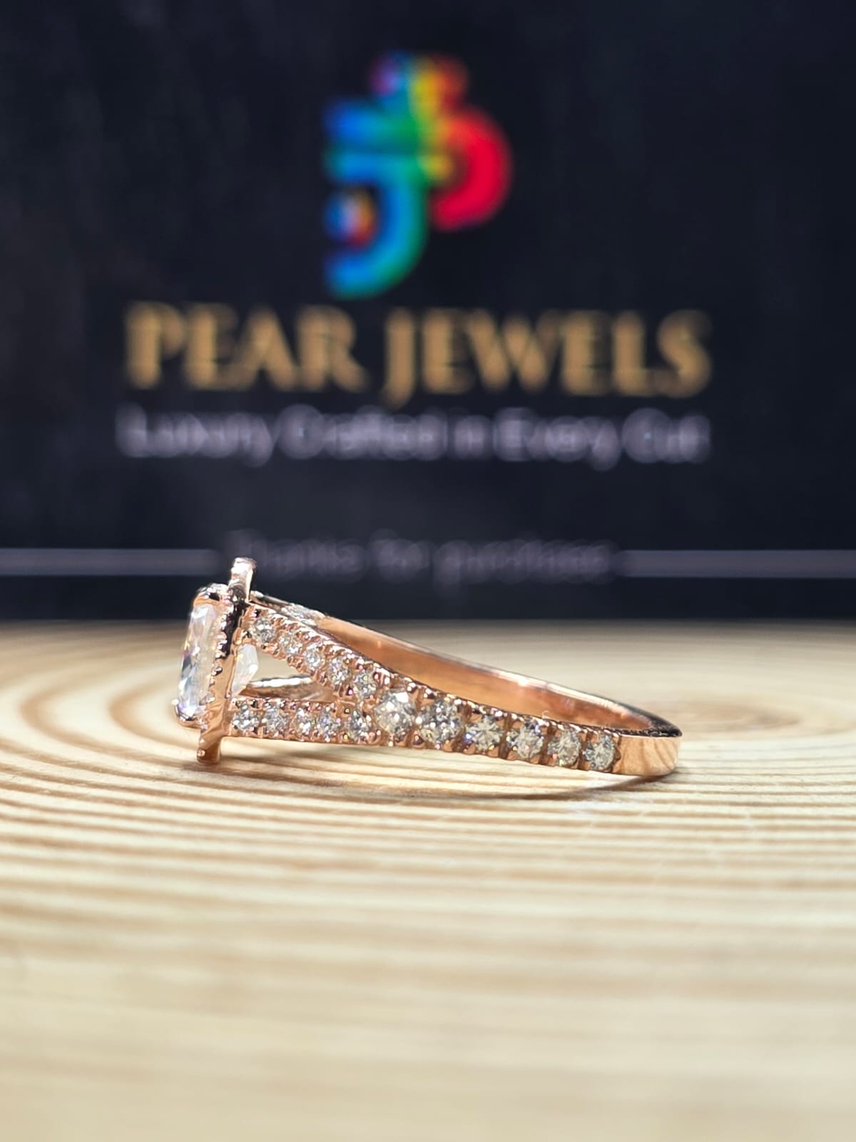 Moissanite Cushion Cut Ring Halo Split Shank Engagement Ring Elegant Wedding Ring