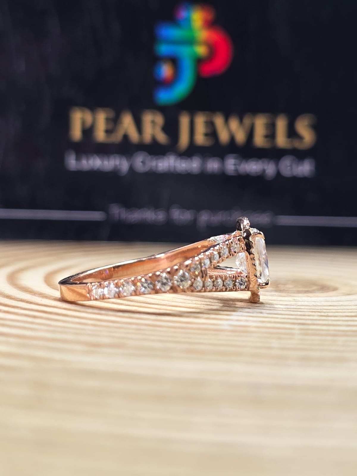 Moissanite Cushion Cut Ring Halo Split Shank Engagement Ring Elegant Wedding Ring
