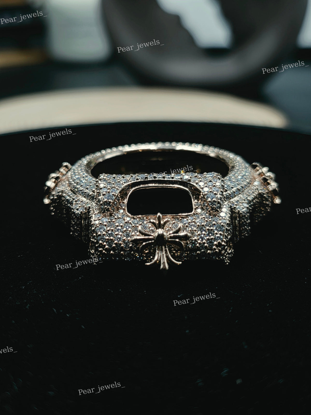 Iced Out VVS Moissanite Diamond 6900 Series Dial Case Combo Watch Faces