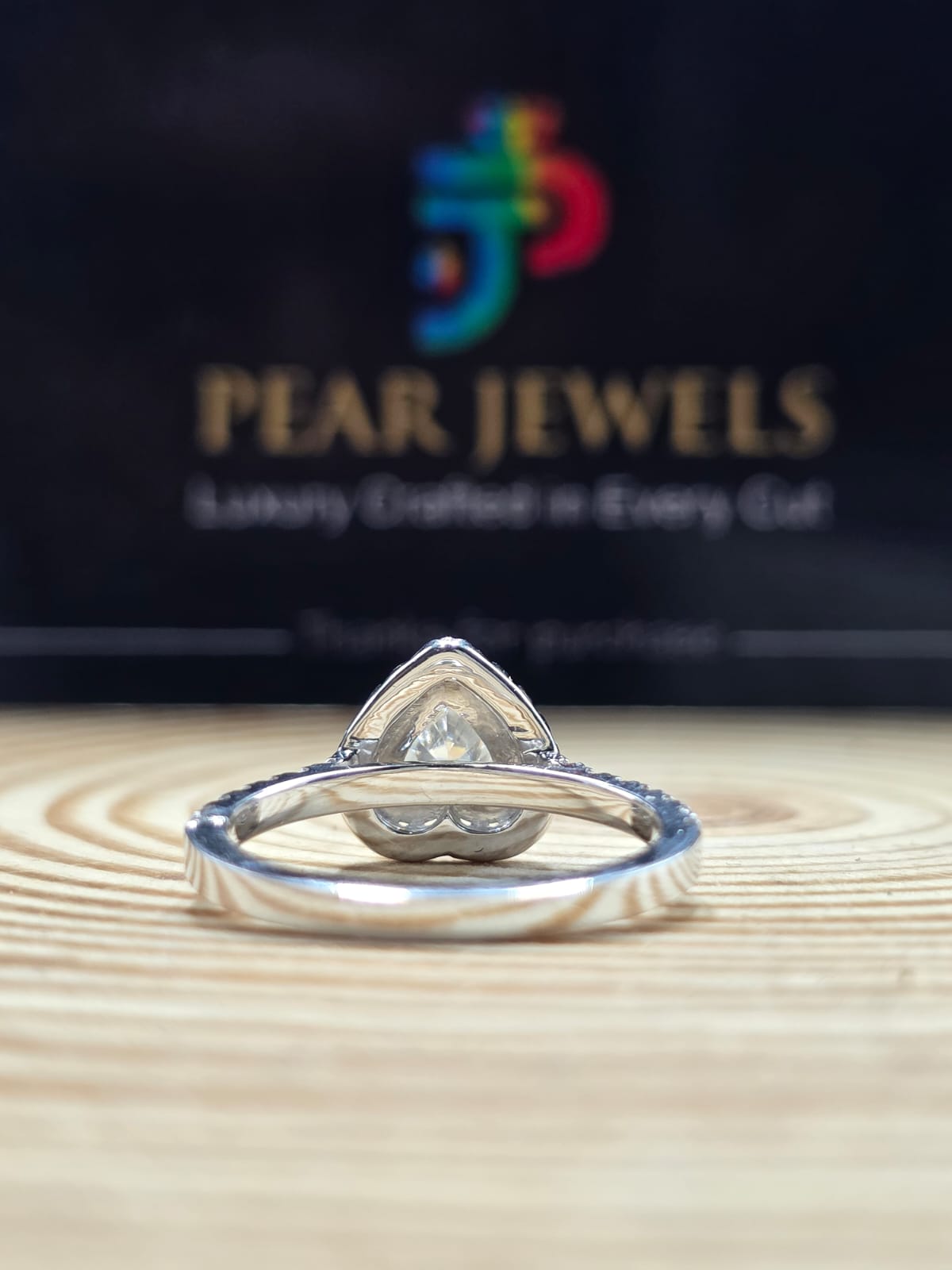 Elegant Heart Shape Moissanite Engagement Ring Halo Luxury Bridal Ring