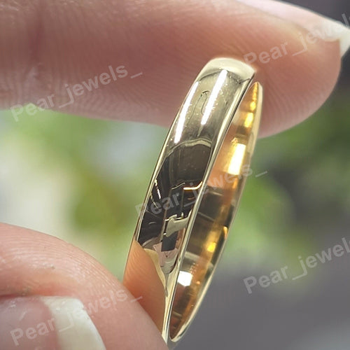 Wide Rhodium Plated Wedding Band For Men's Wear In 925 Silver