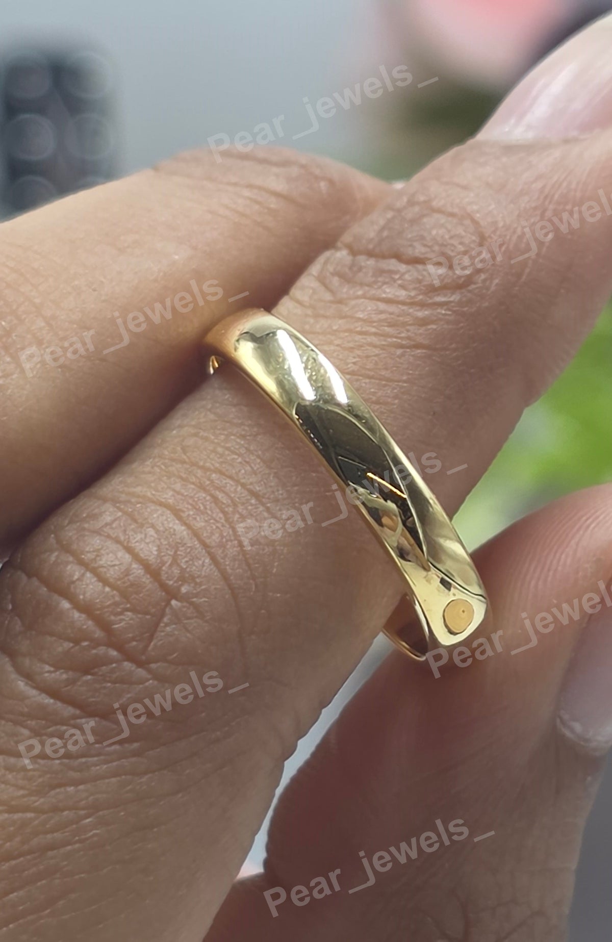 Wide Rhodium Plated Wedding Band For Men's Wear In 925 Silver