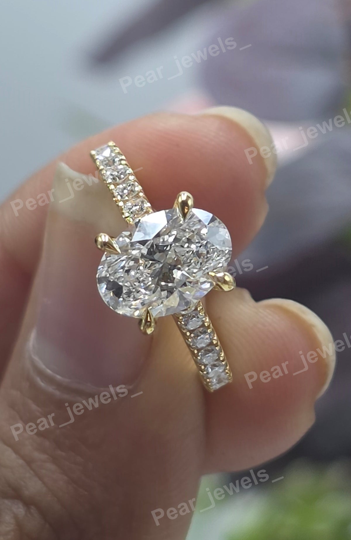 1.36 CT Oval Cut Proposal Ring For Women's Daily Wear - 925 Silver