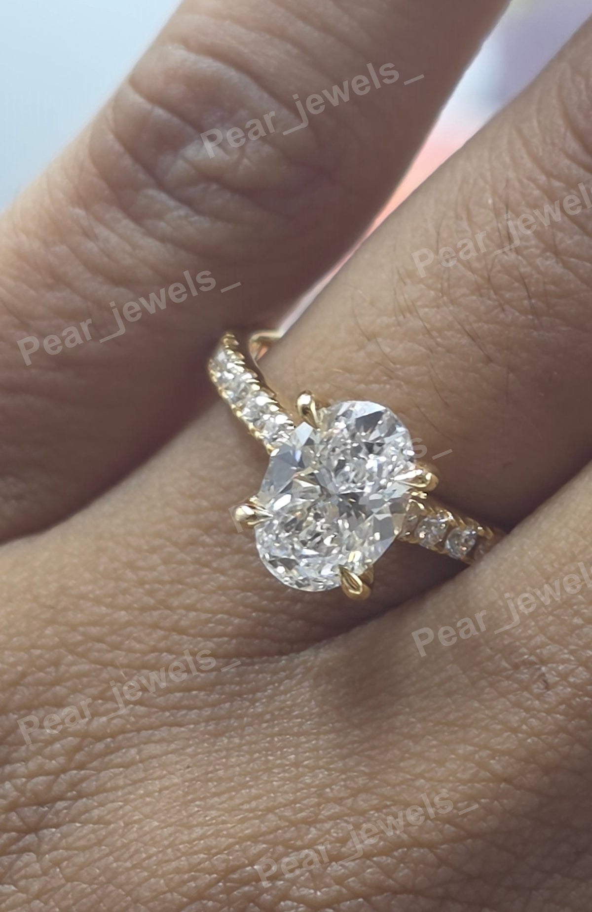 1.36 CT Oval Cut Proposal Ring For Women's Daily Wear - 925 Silver