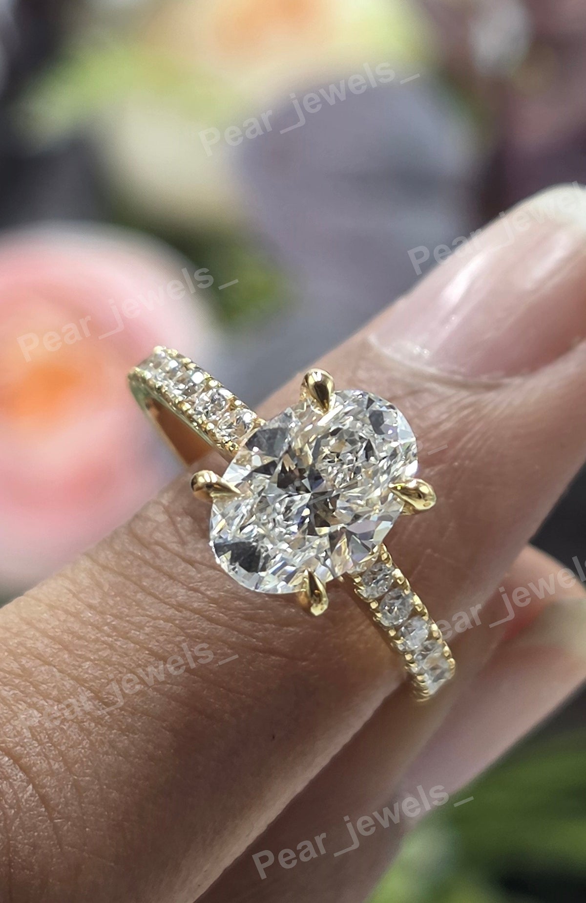 1.36 CT Oval Cut Proposal Ring For Women's Daily Wear - 925 Silver