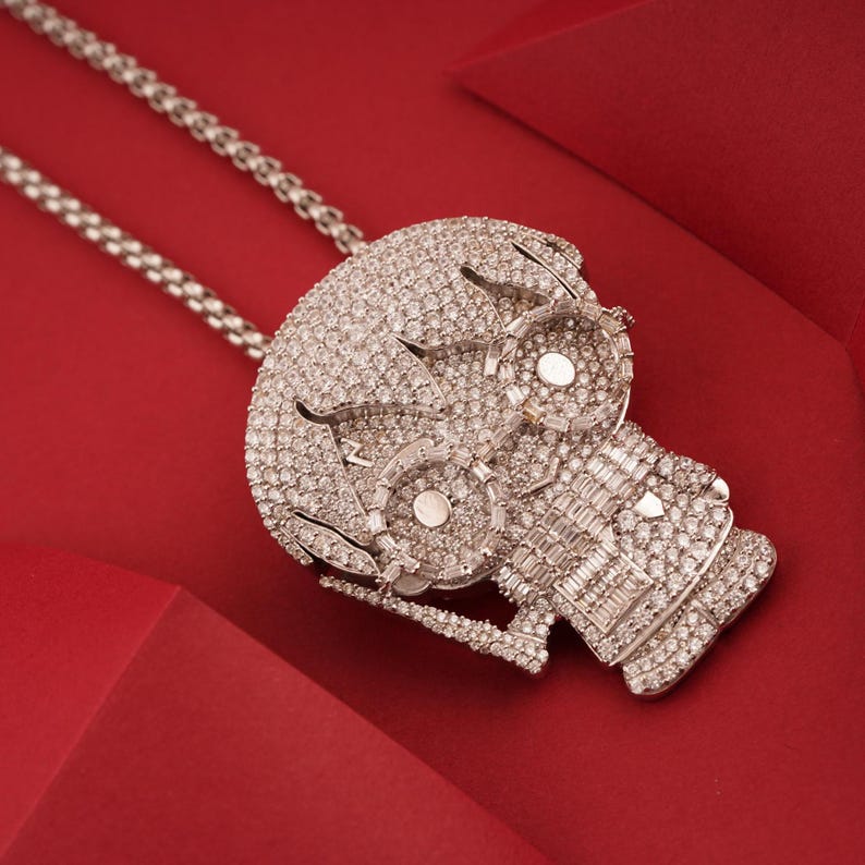 Custom Hip-Hop Silver Pendant Moissanite Passed Diamond Tester Unique Charm Cartoon