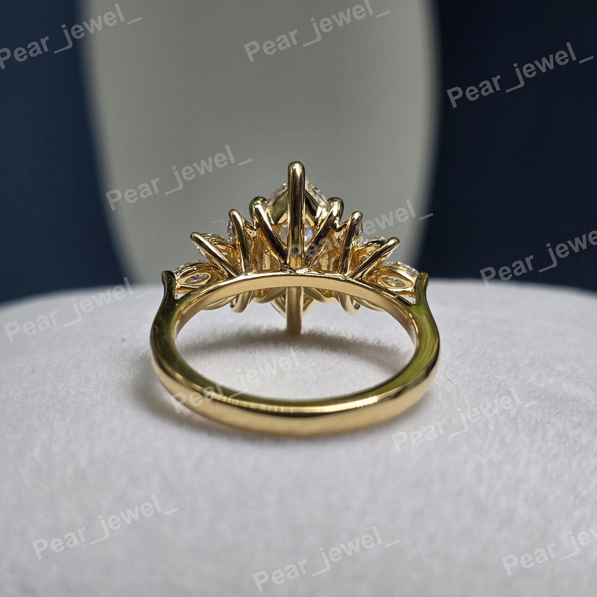 1.80 CT Marquise Cut Moissanite Diamond Sparking Ring For Wedding Wear
