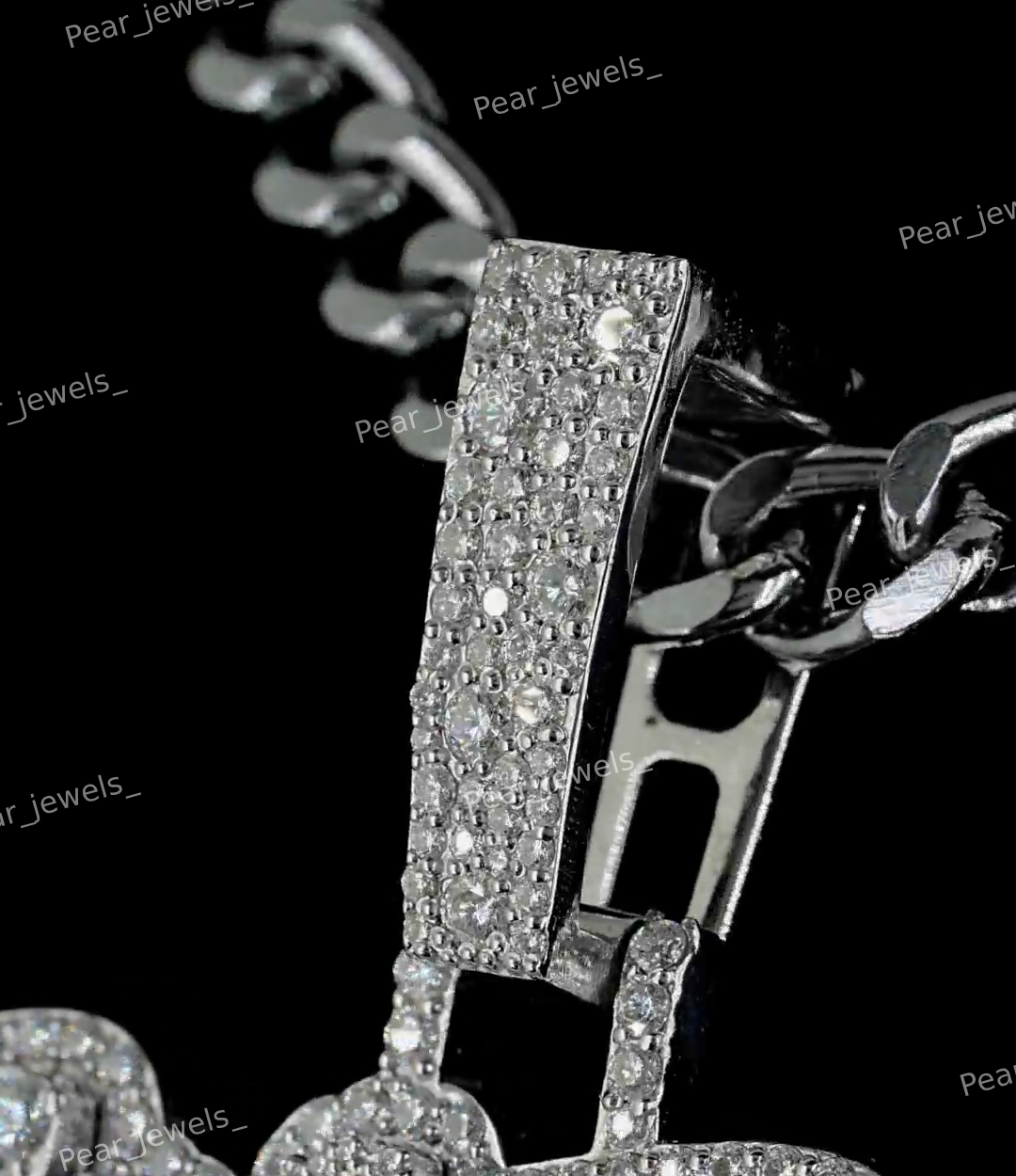 Luxury VVS Moissanite Diamond Custom Letter 925 Sterling Silver Hip Hop Unisex Party Wear Pendant