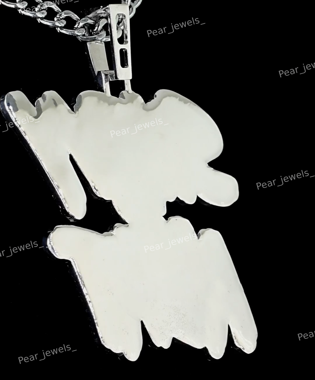 Luxury VVS Moissanite Diamond Custom Letter 925 Sterling Silver Hip Hop Unisex Party Wear Pendant