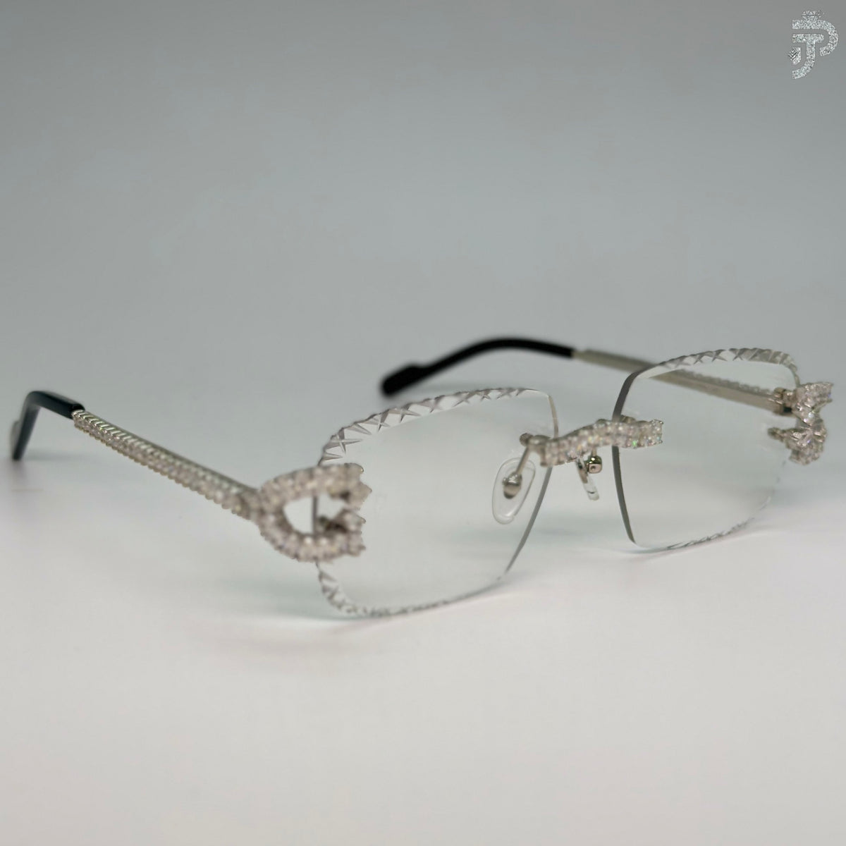VVS Moissanite Stone Oval Cut Glasses With Unique Cut Glass For Everyday Wear