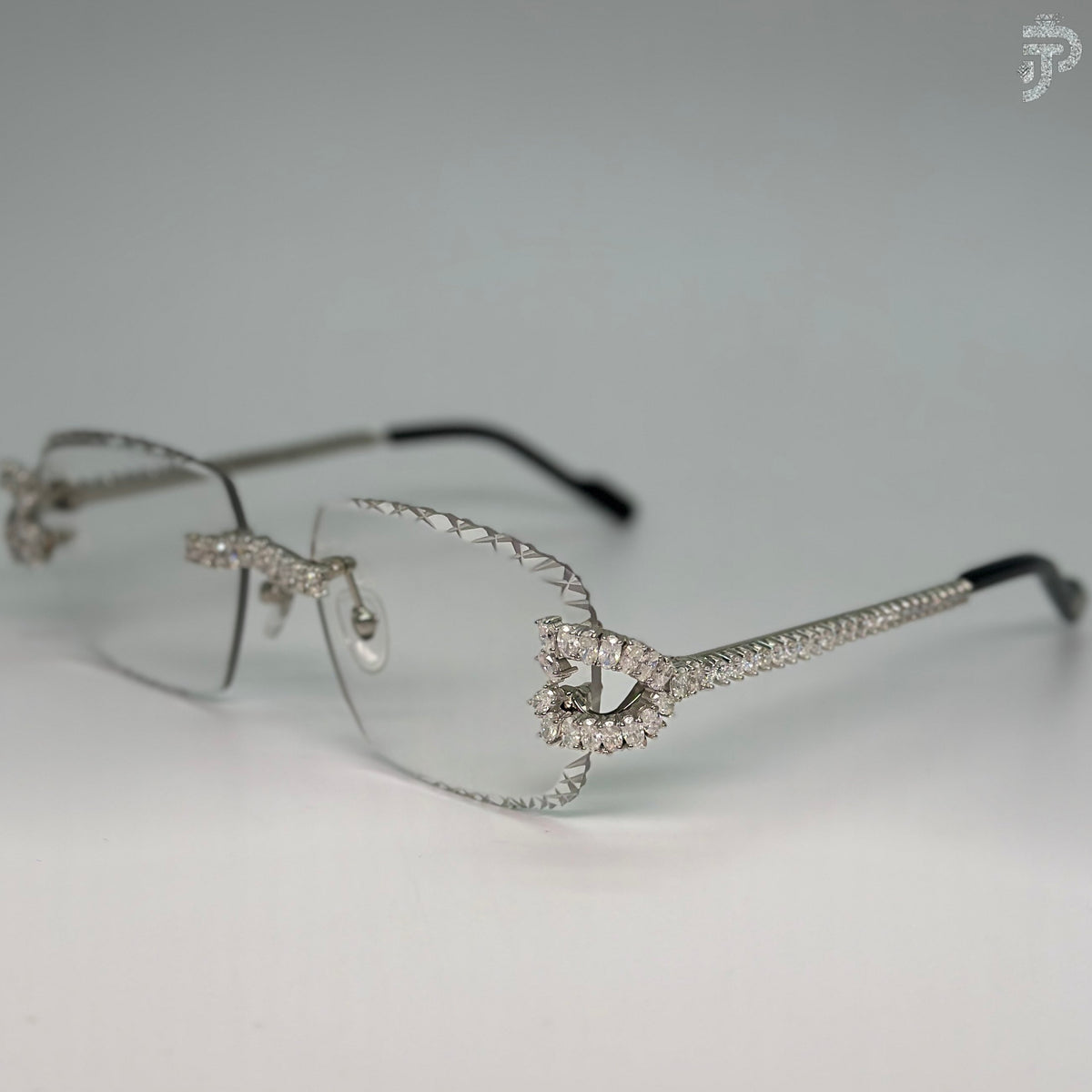 VVS Moissanite Stone Oval Cut Glasses With Unique Cut Glass For Everyday Wear