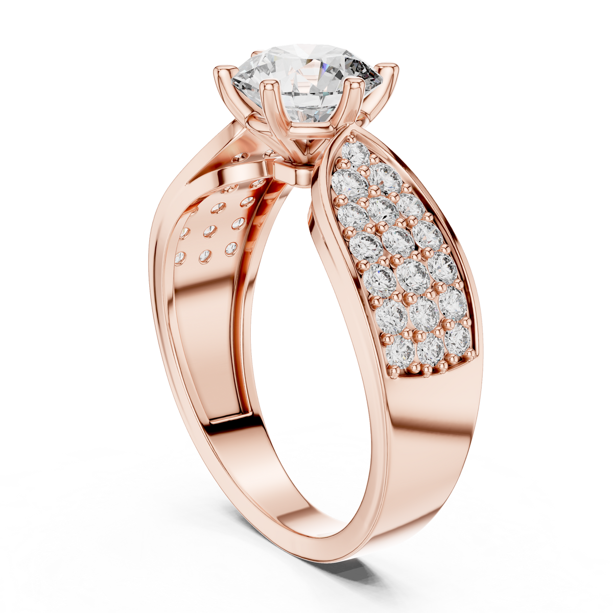 Solitaire Engagement Wedding Ring