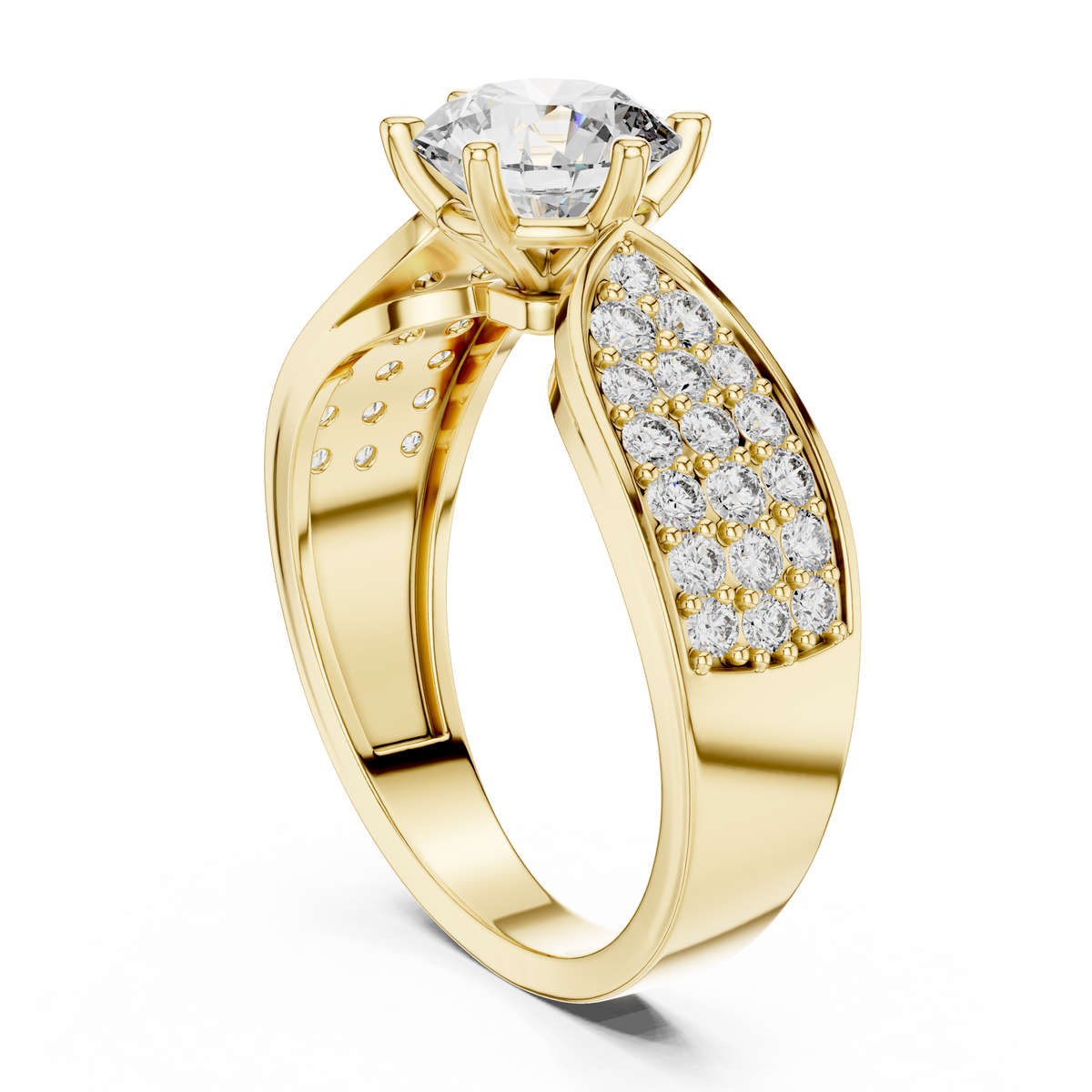Solitaire Engagement Wedding Ring
