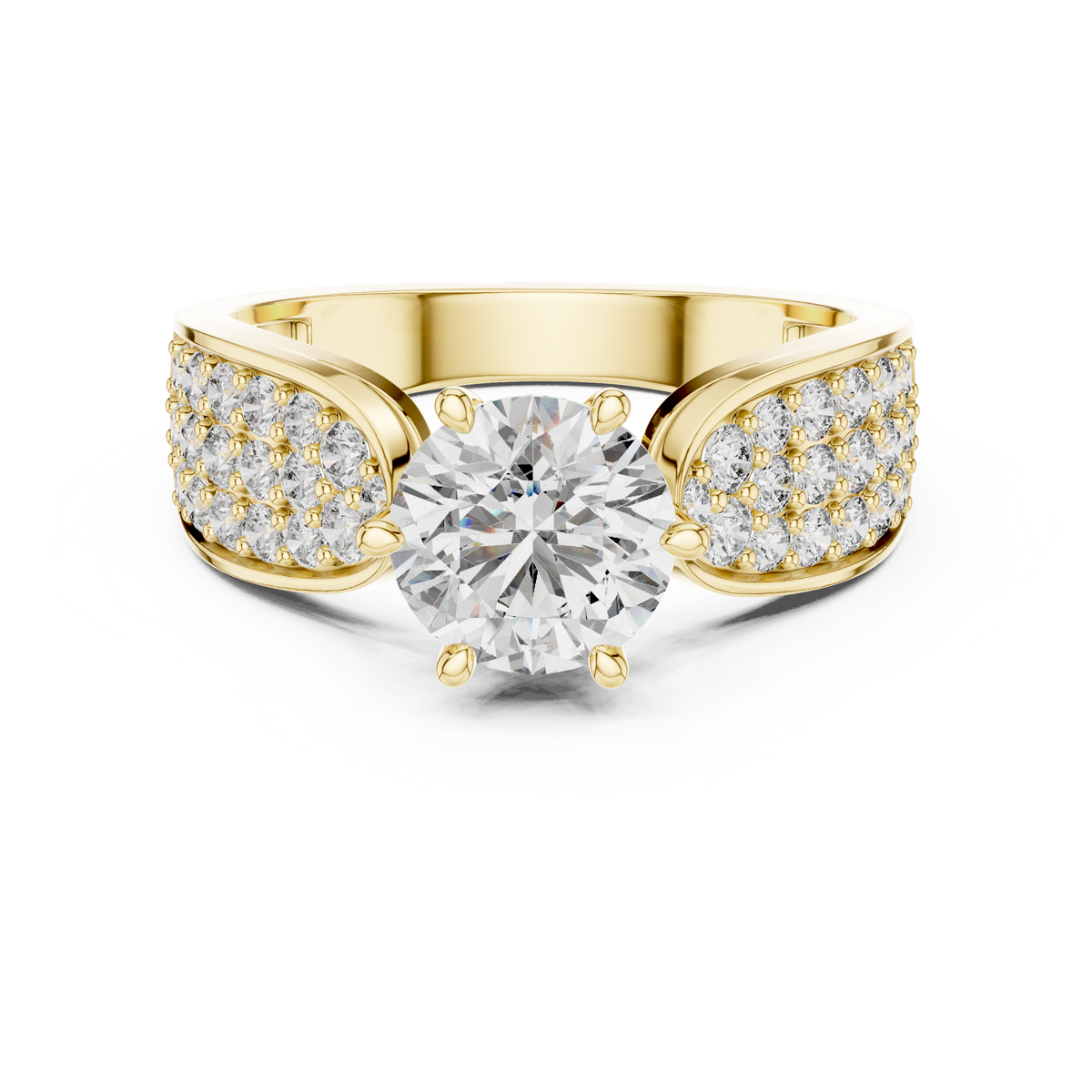 Solitaire Engagement Wedding Ring
