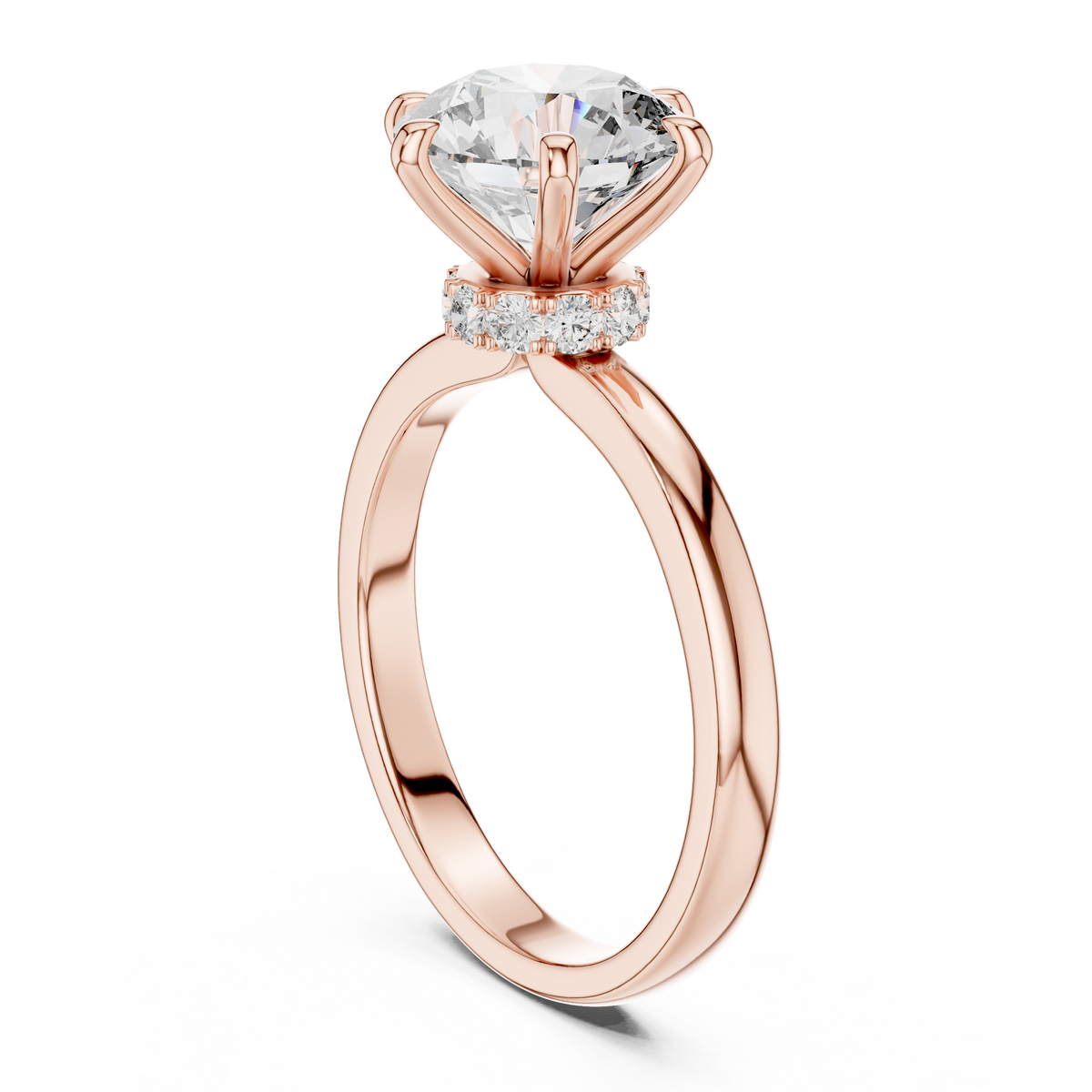 Round Brilliant Cut Engagement Ring