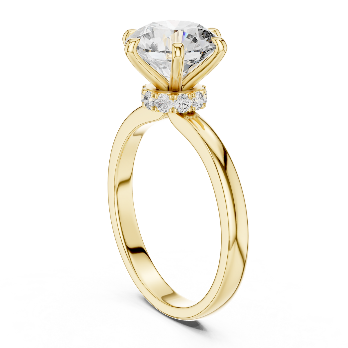 Round Brilliant Cut Engagement Ring