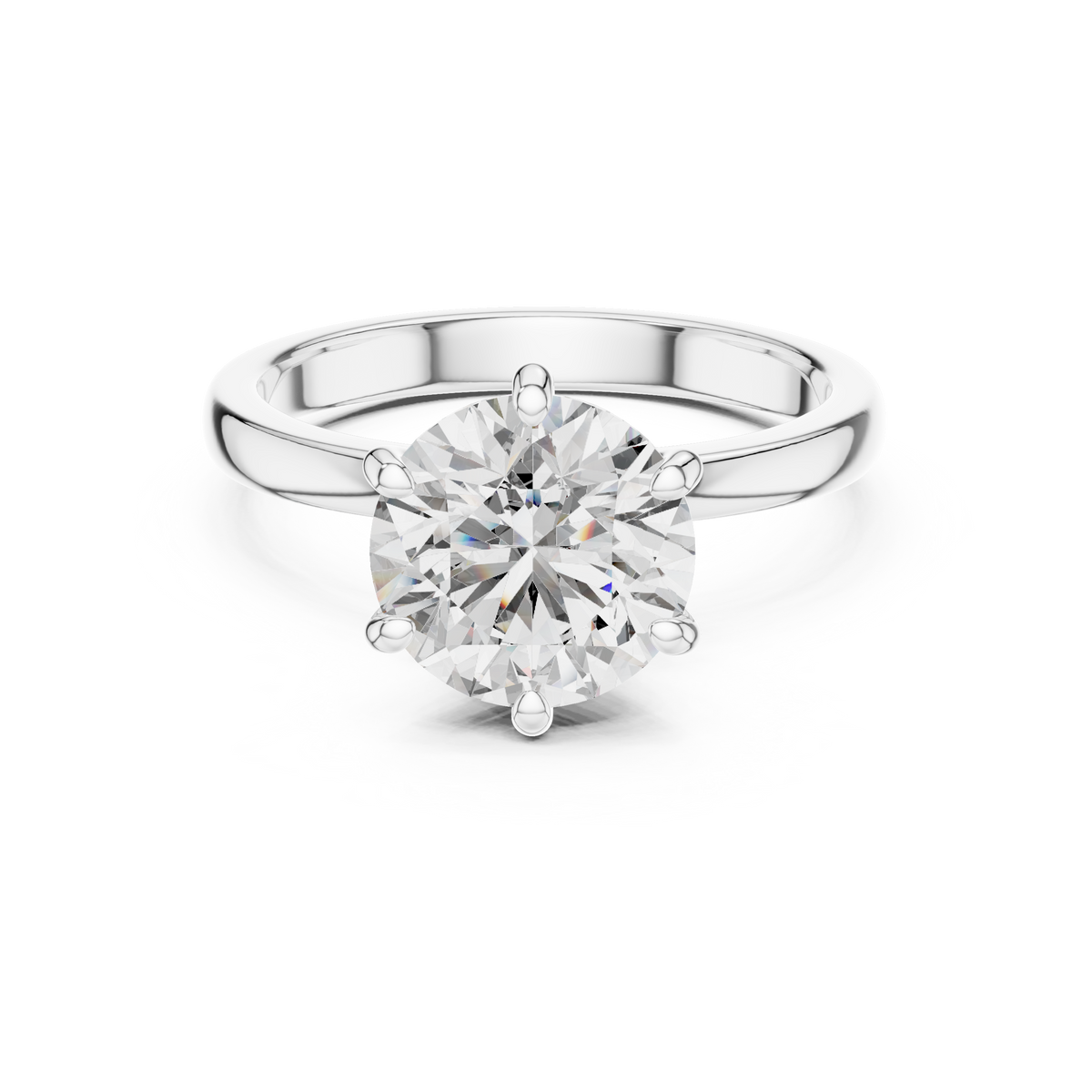 Round Brilliant Cut Engagement Ring