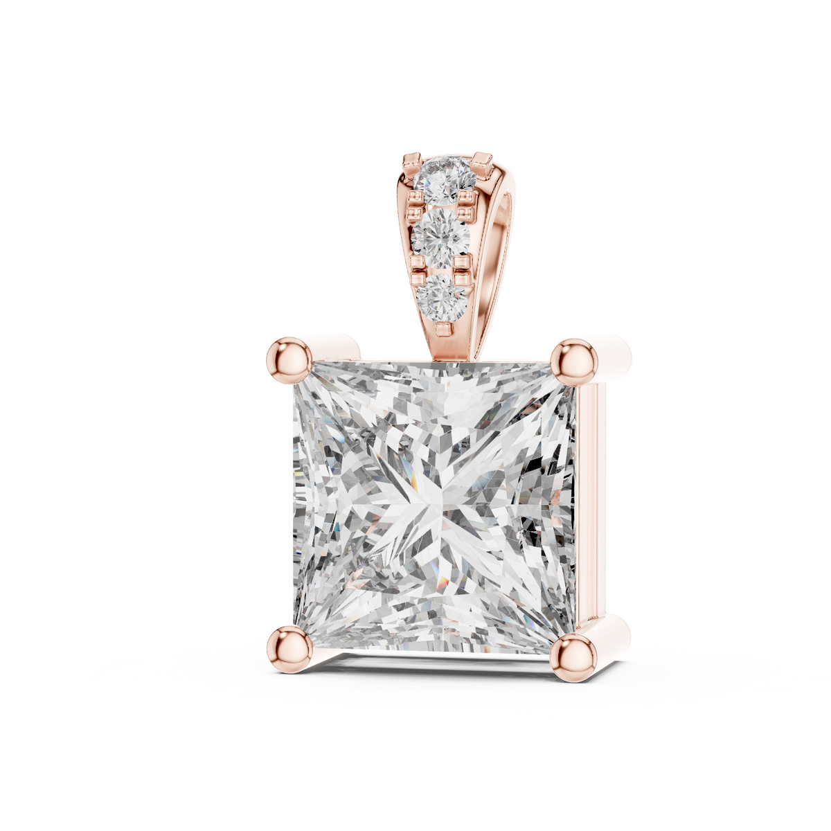 Princess Diamond Pendant