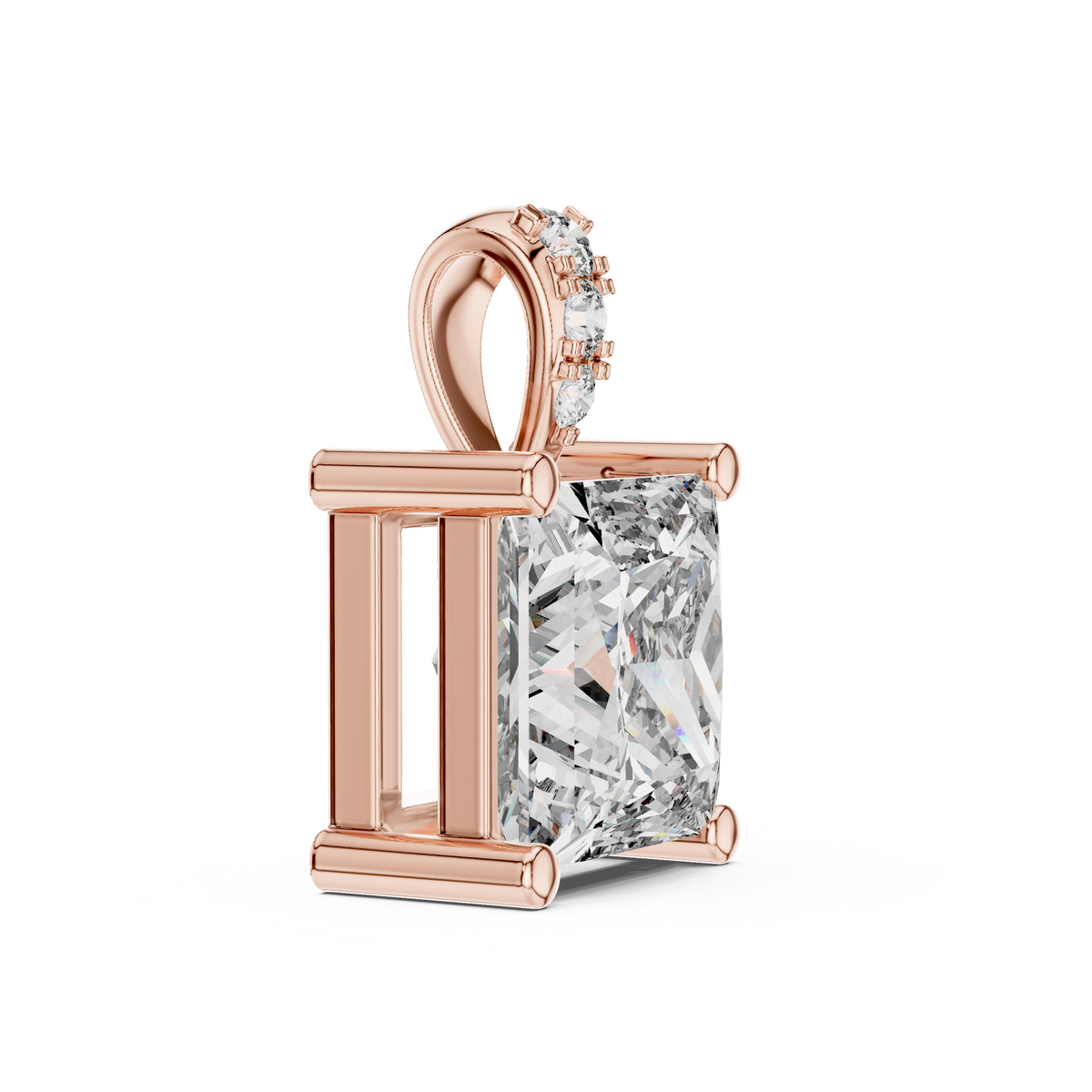 Princess Diamond Pendant