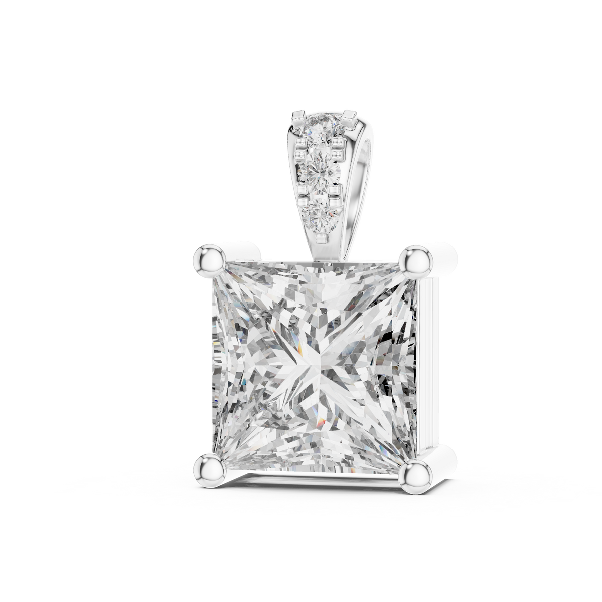 Princess Diamond Pendant