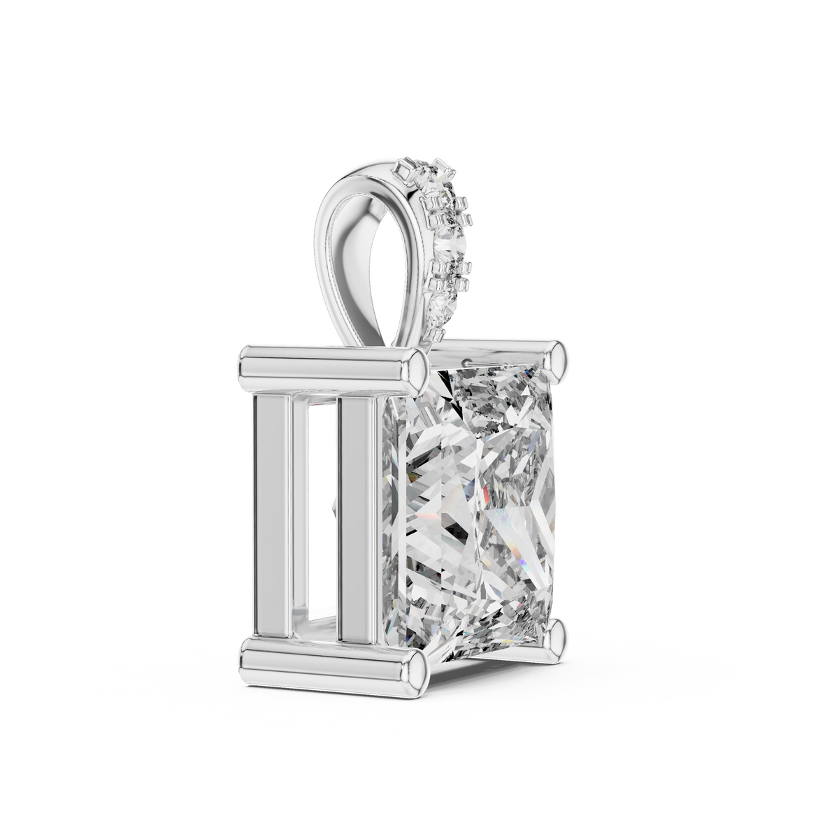 Princess Diamond Pendant