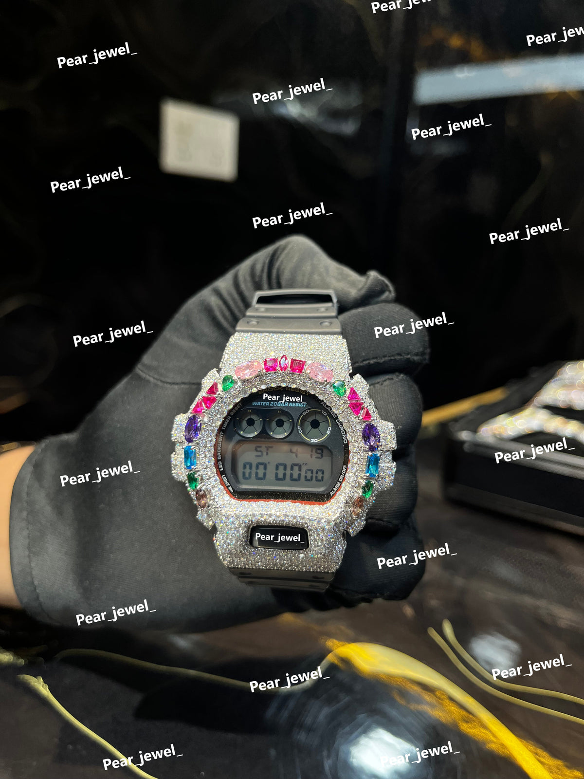 Iced Out VVS Moissanite Diamond Look Luxury Hip Hop Wrist Watch