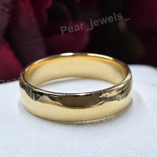 Silmple Wide Band 925 Silver Rhodium Plated Wedding Band For Unisex Wear
