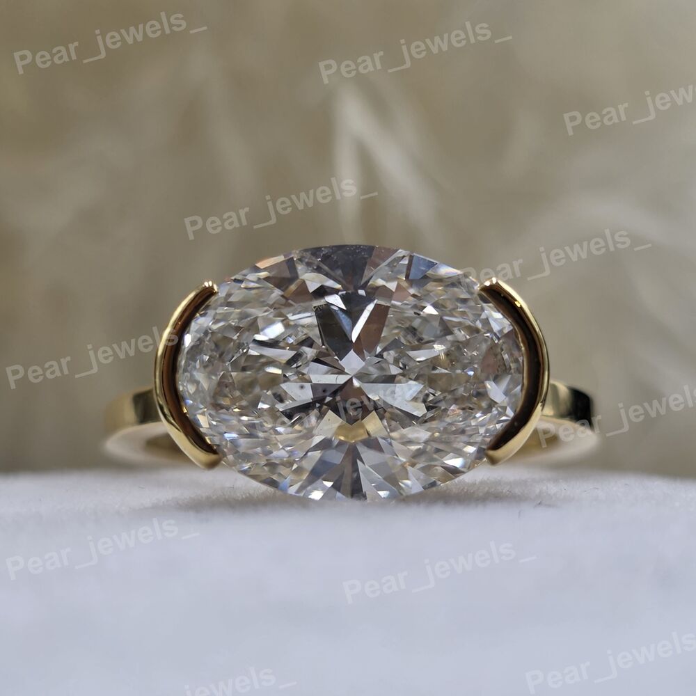 925 Sterling Silver Sparkling High Shine Drip Style VVS Moissanite Ring Women Wear